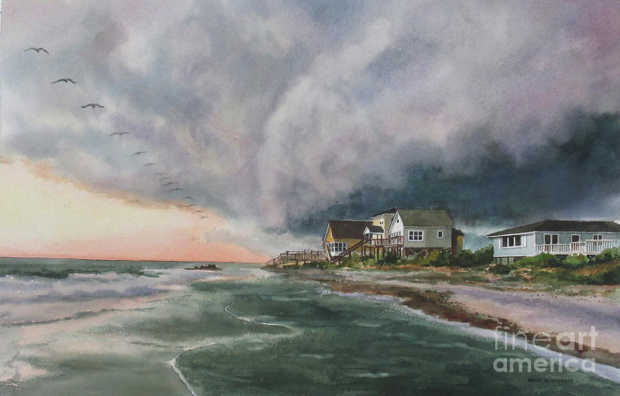 Rolling Storm Painting by Karol Wyckoff