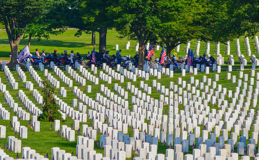 Rolling Thunder Respect Photograph by Jeff at JSJ Photography