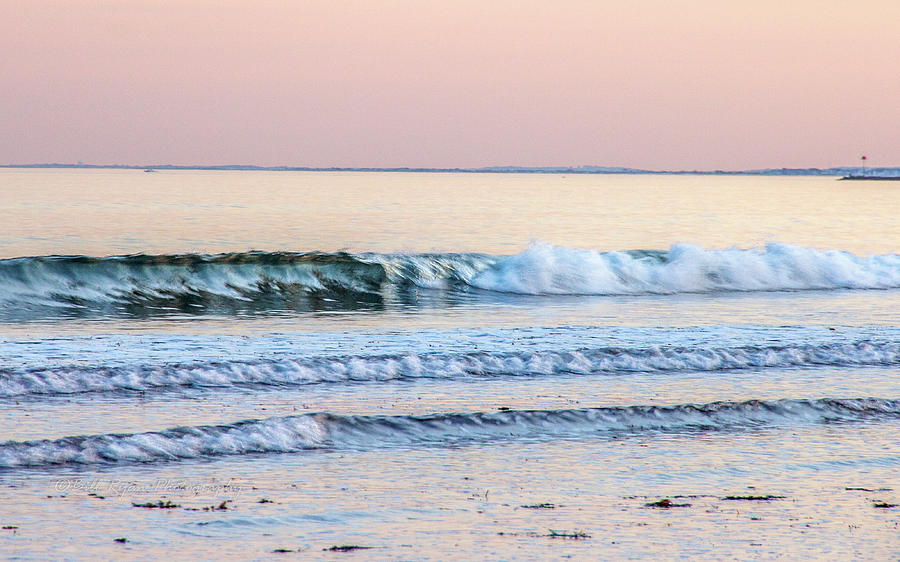 Rolling Waves- Hampton Beach Golden Hour Photograph By Bill Ryan - Fine ...