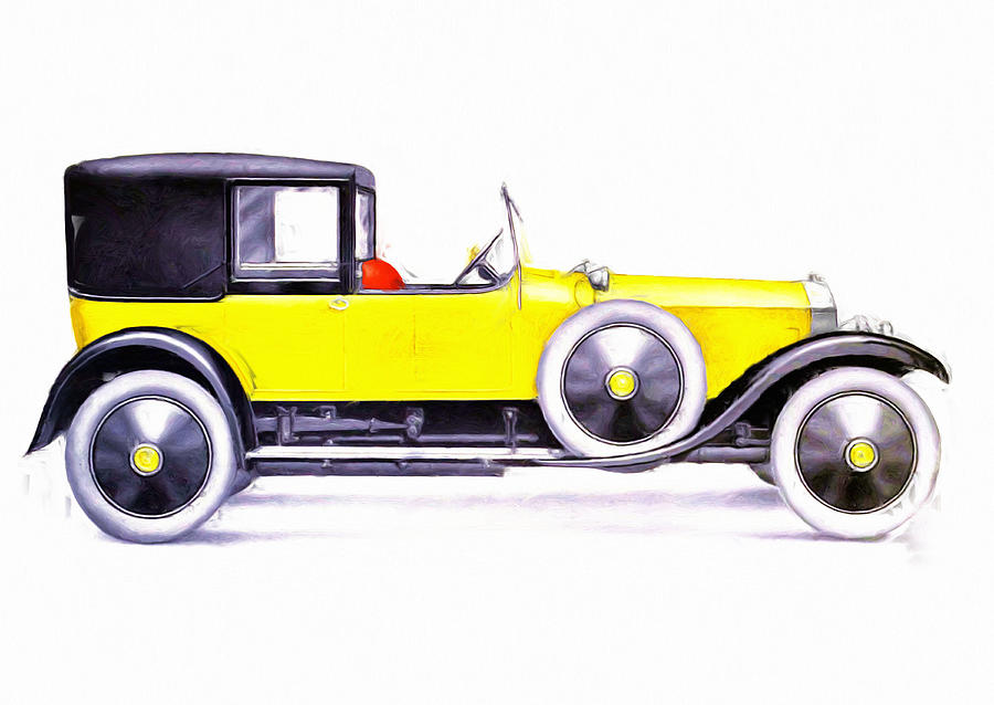 Rolls-Royce Silver Ghost Salamanca Body Mixed Media by Charlie Ross