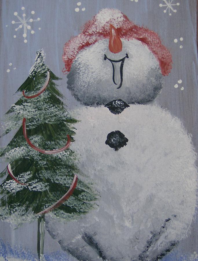 roly poly snowman leslie manley