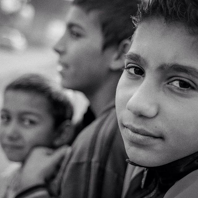 Portrait Photograph - Roma Children From Ozd #hungary #gypsy by Zsolt Repasy