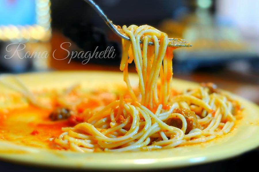 Roma Spaghetti Photograph by Diana Angstadt