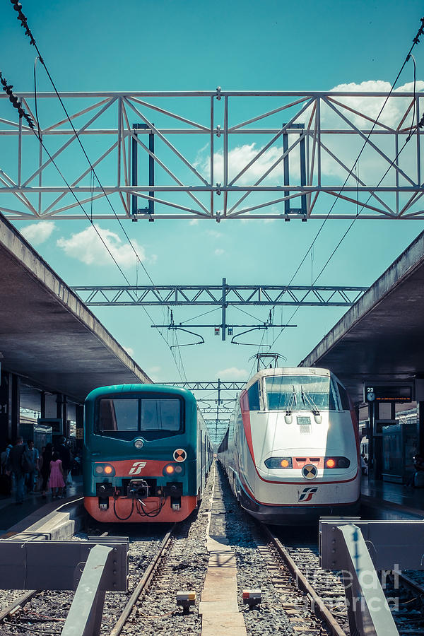 Transportation Photograph - Roma Termini Railway Station by Edward Fielding