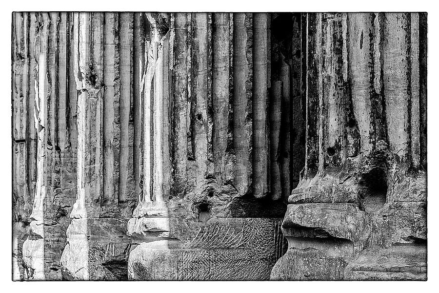 Roman ancient columns  Photograph by Wolfgang Stocker