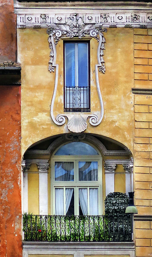 Roman Balcony Photograph by Dave Mills
