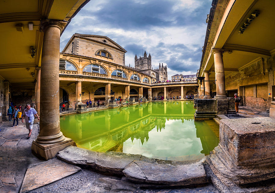 Roman Baths of Bath England Photograph by Micah Goff