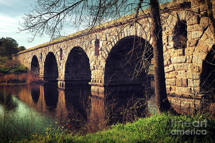 Romanesque Photograph - Roman Bridge by Carlos Caetano