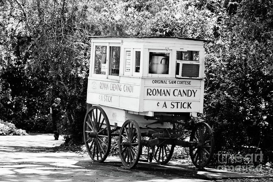 Roman Candy No 2 - BW Photograph by Scott Pellegrin