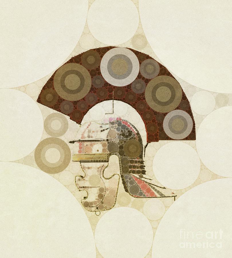 Roman Centurion Helmet By Mb Digital Art