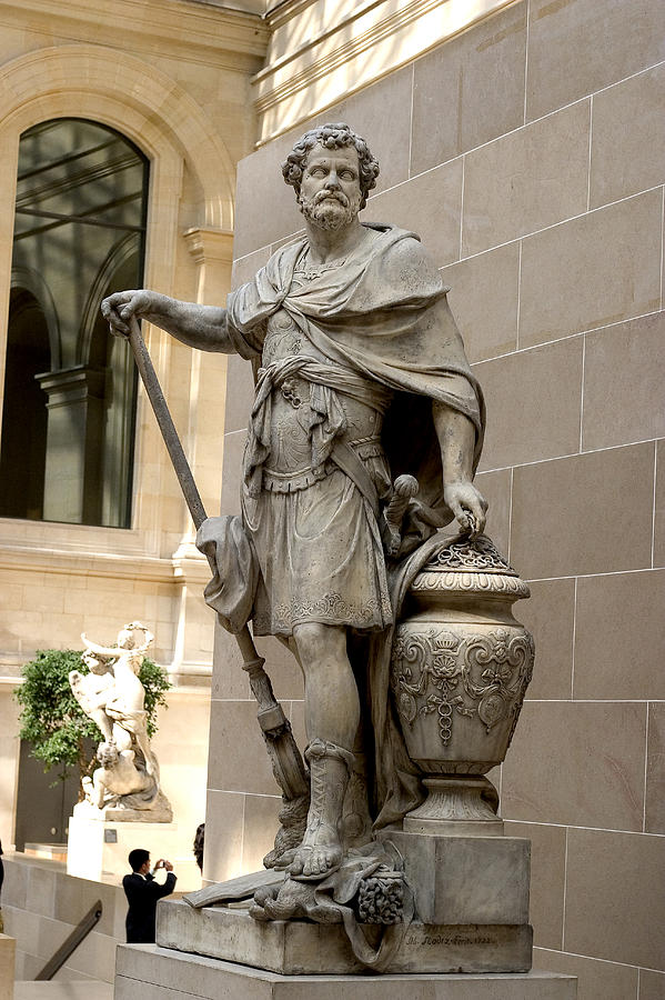 Roman Citizen In Louvre Photograph By Carl Purcell - Fine Art America