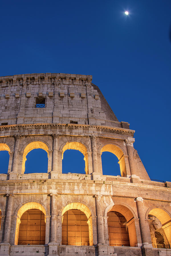 Roman Coliseum Corner  Photograph by John McGraw