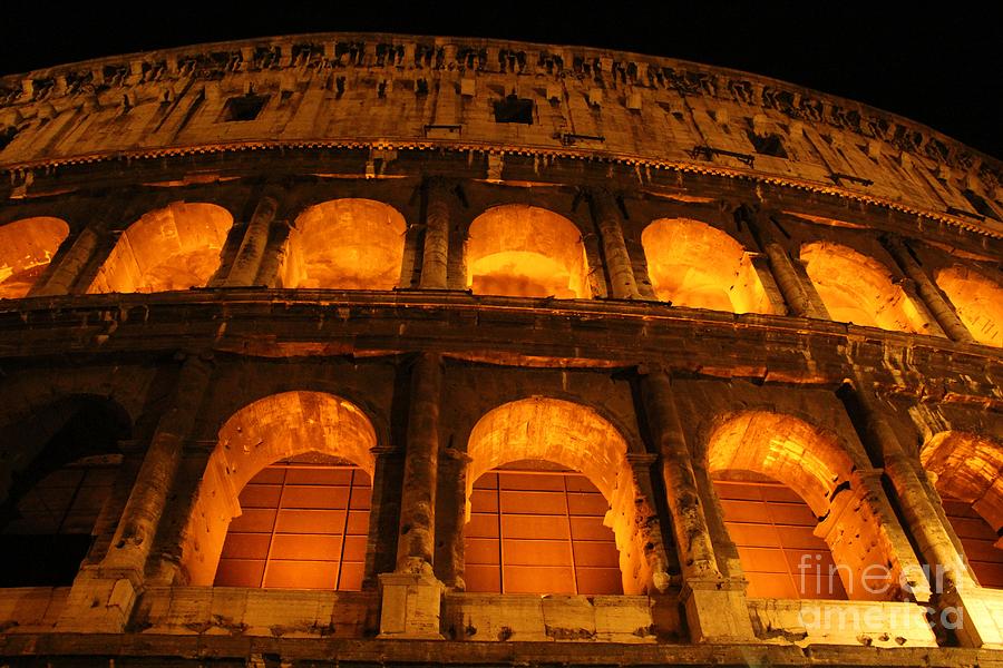 Roman Colosseum Up Close Photograph by Marina McLain