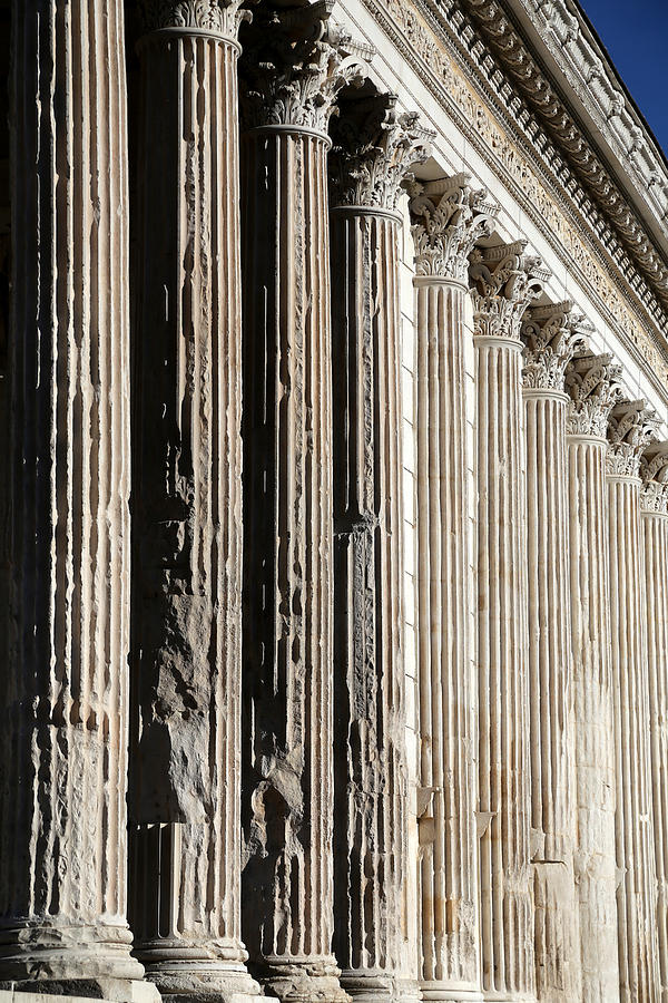 Roman Columns 1 Photograph by Andrew Fare