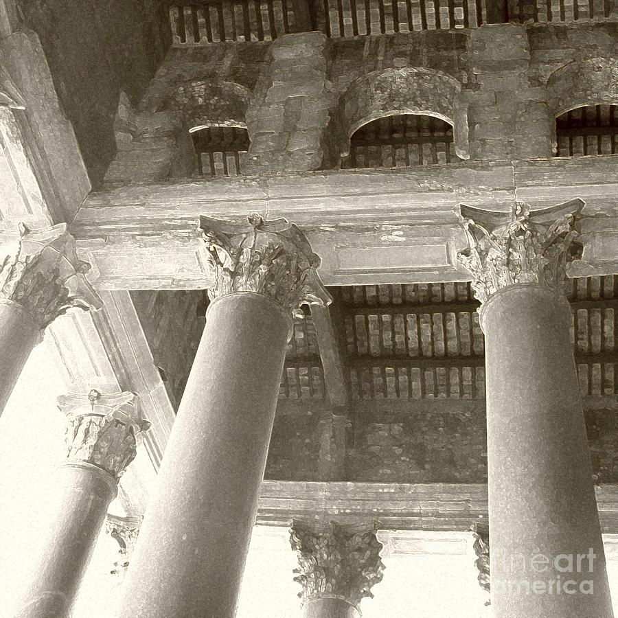 Roman Columns Photograph by Barbie Corbett-Newmin