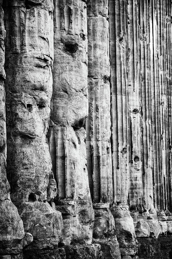 Roman Columns, Temple to Hadrian Photograph by Jeremy Voisey