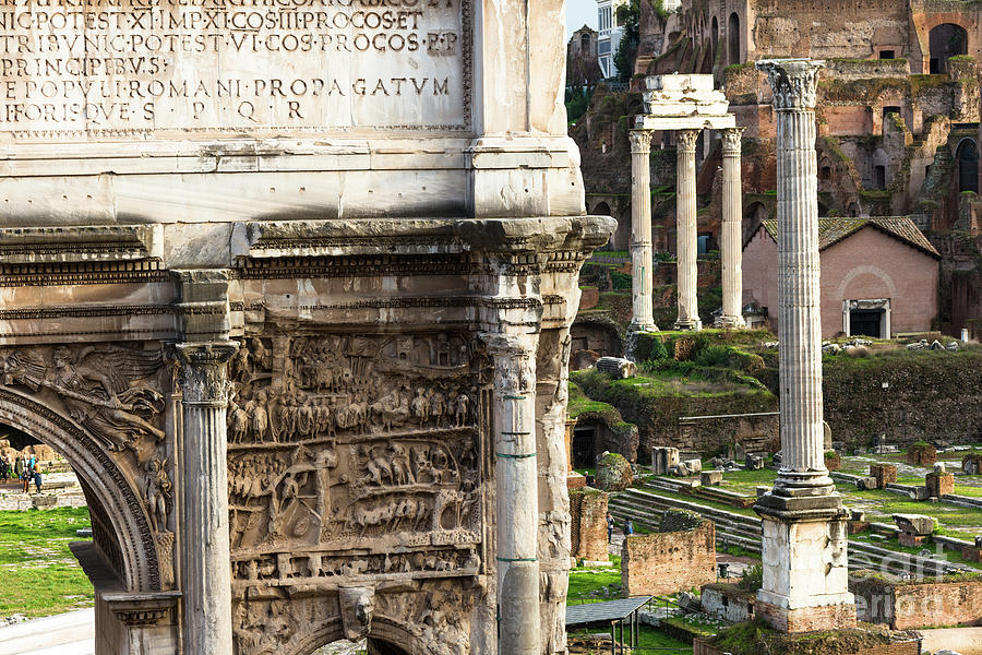 Roman forum Photograph by Andrew Michael