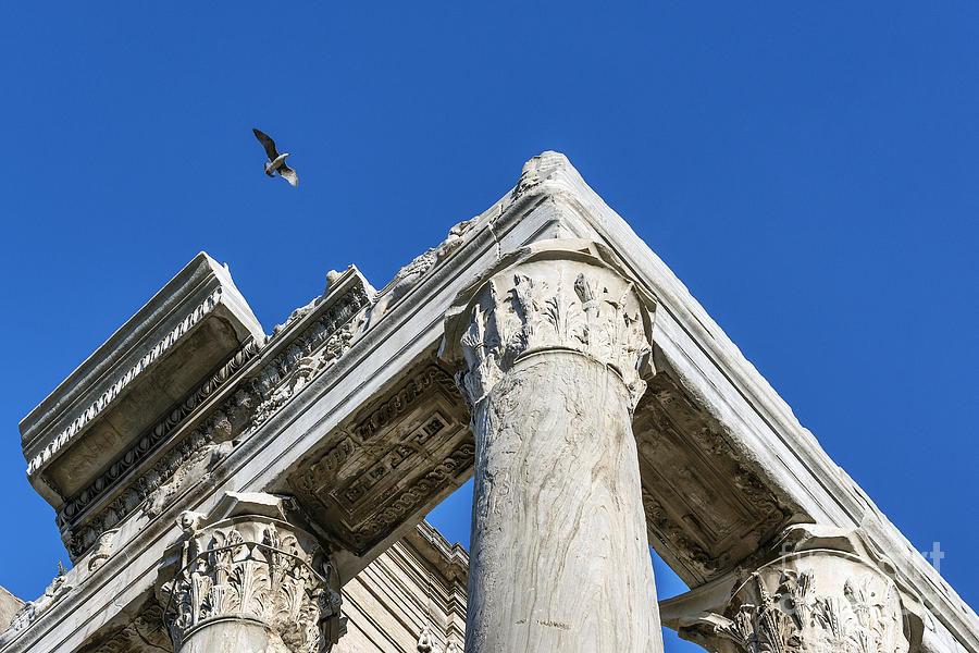 Architecture Photograph - Roman Forum Detail by John Greim