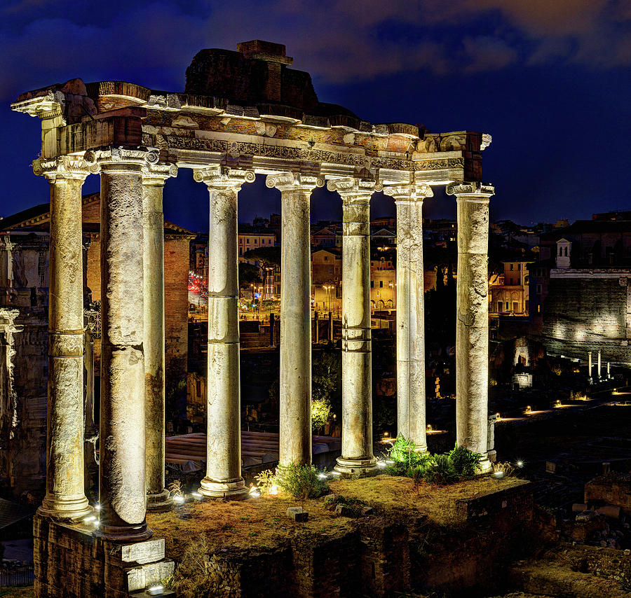Roman Forum Giant Panorama 2 of 3 Photograph by Weston Westmoreland