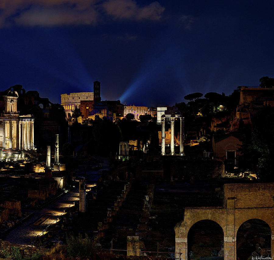 Roman Forum Giant Panorama 3 of 3 Photograph by Weston Westmoreland