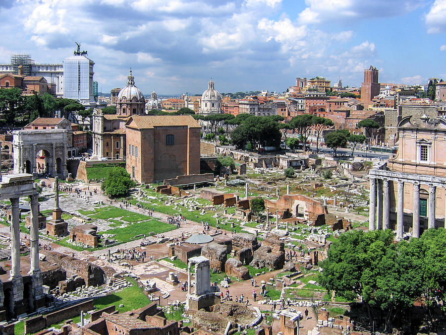 Roman Forum Photograph by Ginger Stein