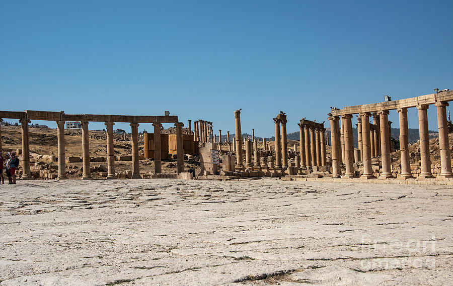 Roman ruins at Ajloun Photograph by Mae Wertz