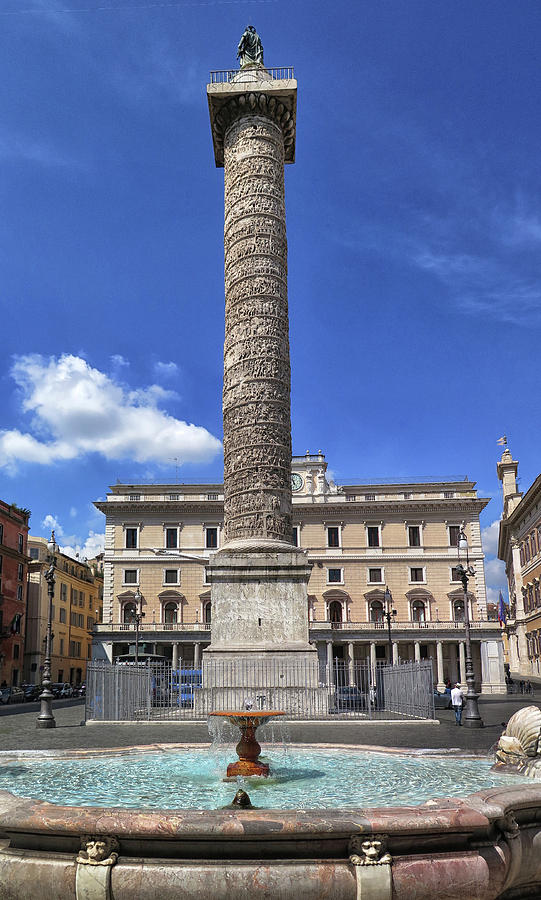 Roman Sculpture Tower Photograph by Dave Mills