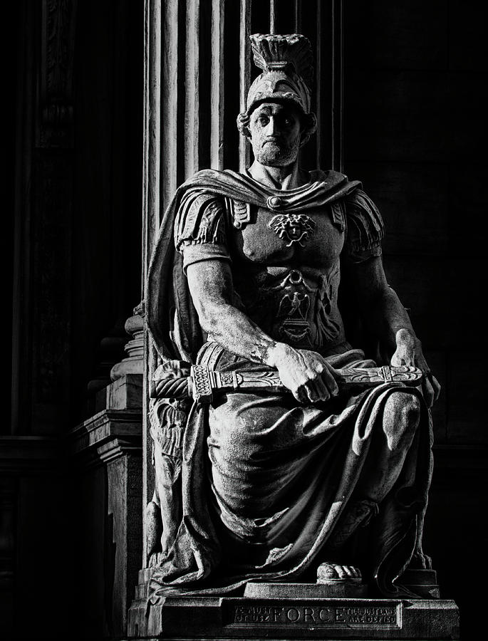 Roman Soldier in NYC. No3 Photograph by Val Black Russian Tourchin