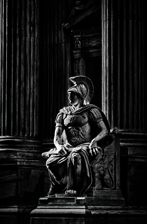 Roman Soldier in NYC. No5 Photograph by Val Black Russian Tourchin