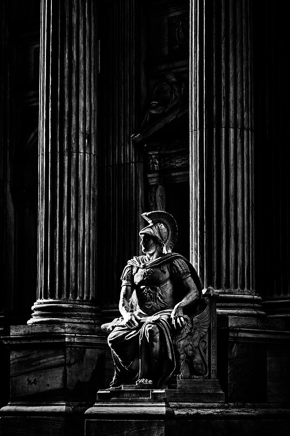 Roman Soldier in NYC. No6 Photograph by Val Black Russian Tourchin