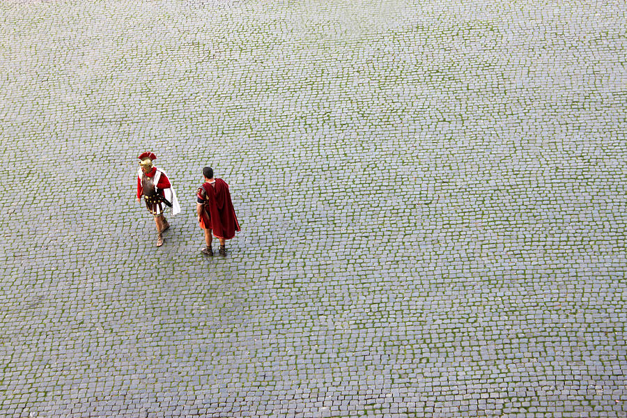 Landscape Photograph - Roman soldiers by Munir Alawi