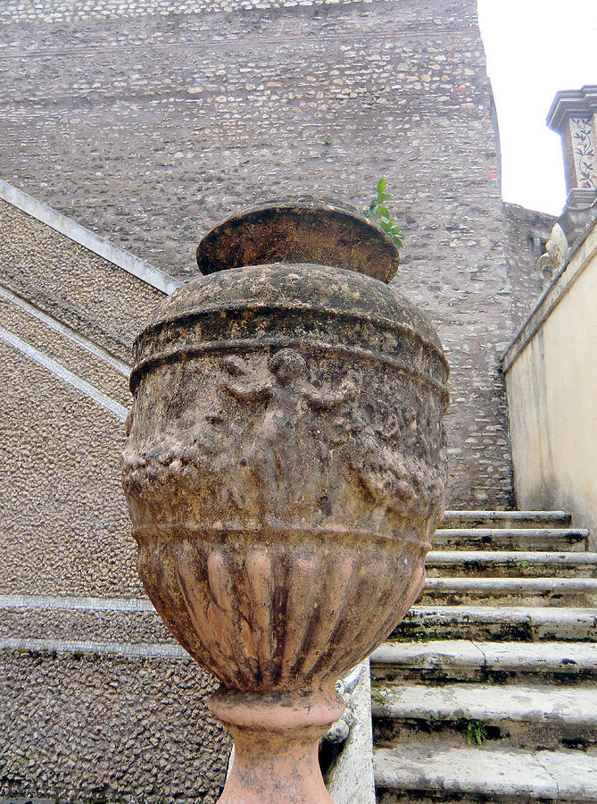 Architecture Photograph - Roman Vase by Mindy Newman