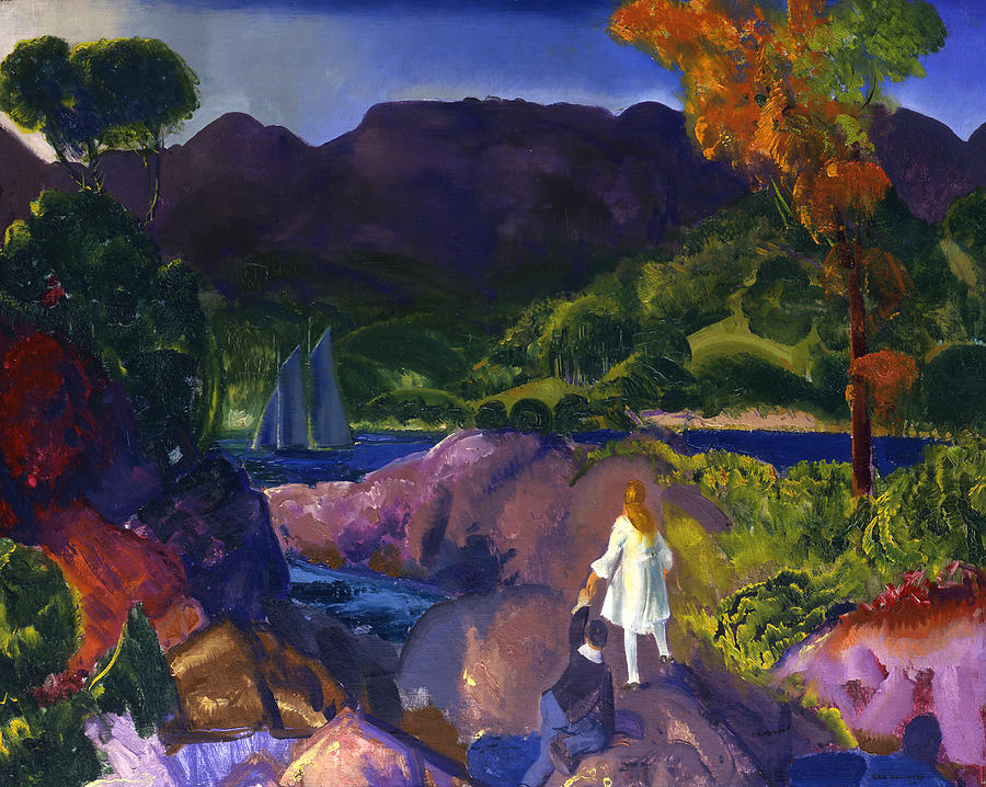 Romance of Autumn Painting by George Bellows