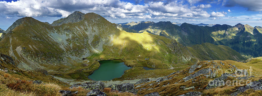 Romanian Carpathians and glacial lake Capra Photograph by Ragnar Lothbrok