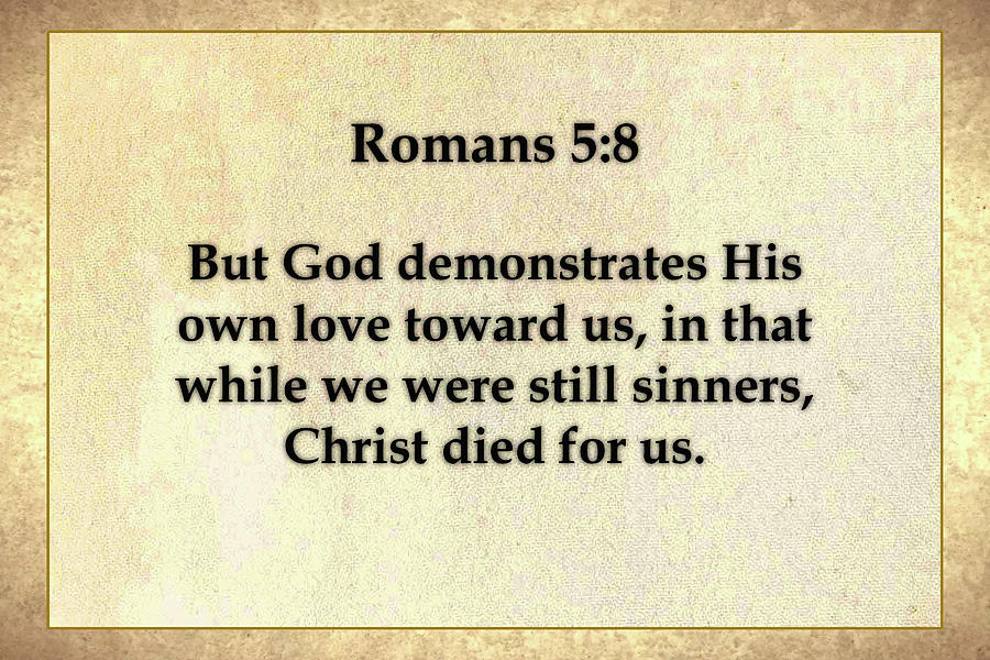 Romans 5 And 8 Drawing By Sherman Rivers Pixels
