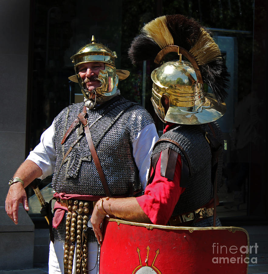 Romans in Chester Photograph by Chris Evans - Fine Art America