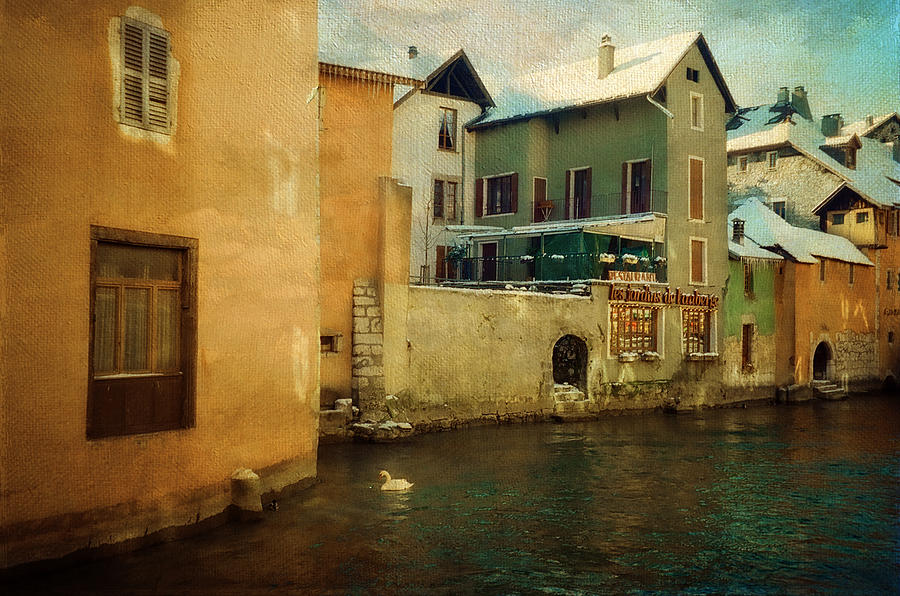 Architecture Photograph - Romantic Annecy by Jenny Rainbow