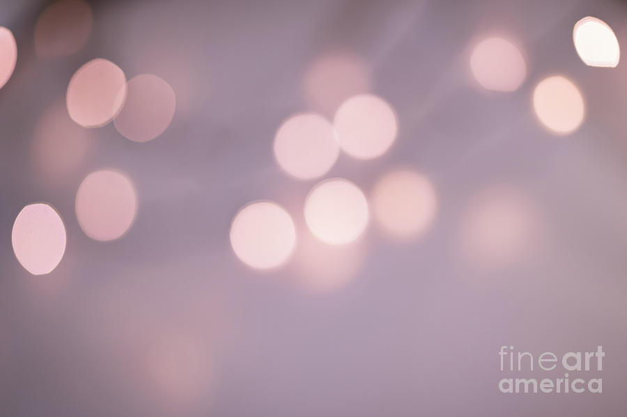 Romantic bokeh background Photograph by Anna Om