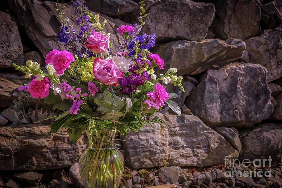 Romantic bouquet 1 Photograph by Claudia M Photography