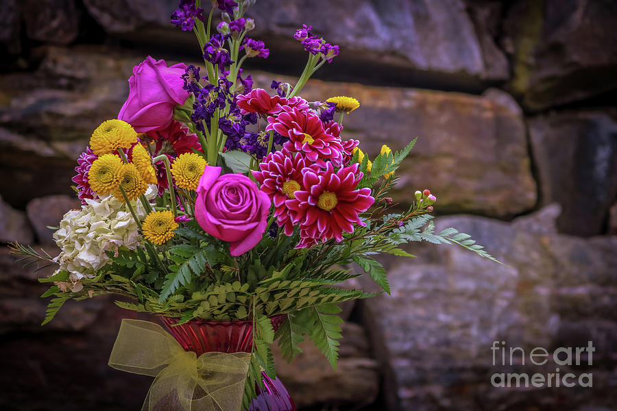Romantic bouquet 3 Photograph by Claudia M Photography