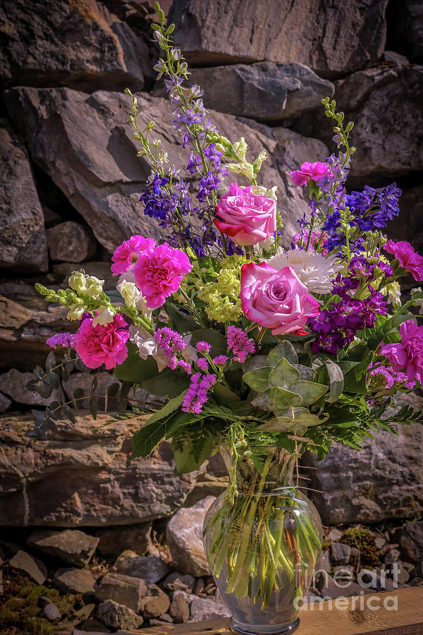 Romantic bouquet Photograph by Claudia M Photography
