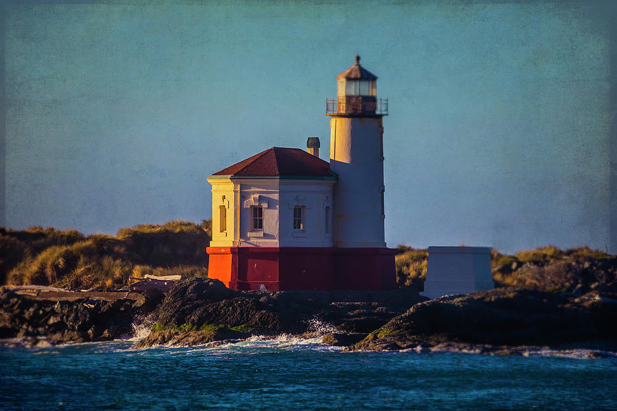 Romantic Coquille River Lighthouse Photograph by Garry Gay
