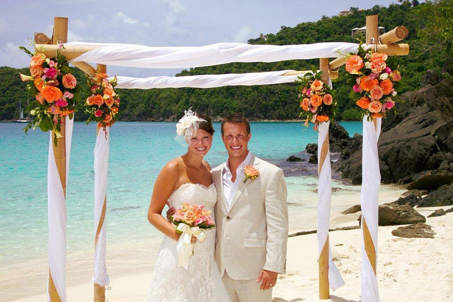 Romantic Destination Wedding In St Thomas Photograph By Alex Steven