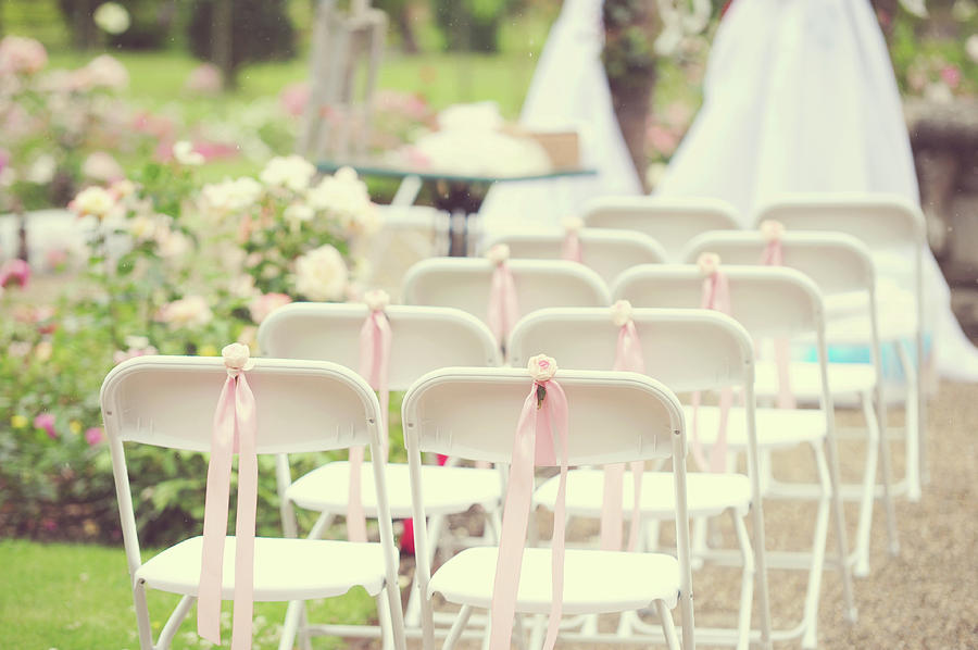 Romantic Details of Wedding Setting. De Haar Castle Photograph by Jenny Rainbow