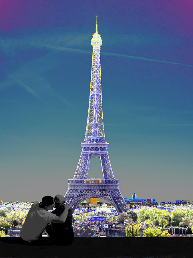 Romantic Eiffel Tower Photograph by Nancy Shen | Fine Art America