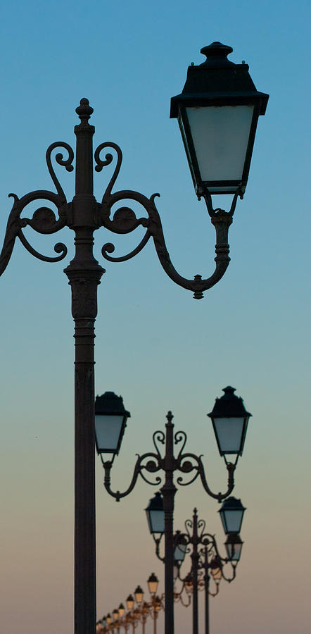Romantic Lamps By The Mediterranean Sea Photograph by Jani Freimann