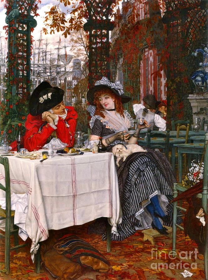 Romantic Lunch 1886 Photograph by Padre Art
