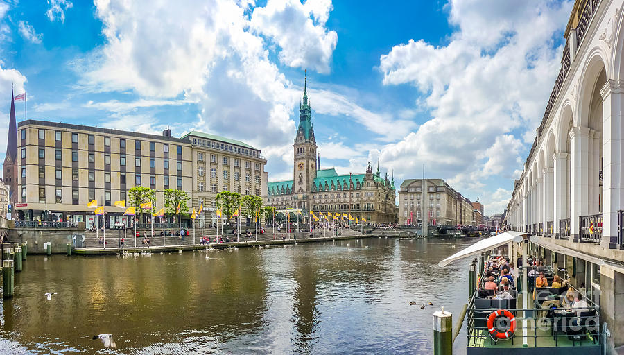 Romantic place in Hamburg Downtown Photograph by JR Photography - Pixels