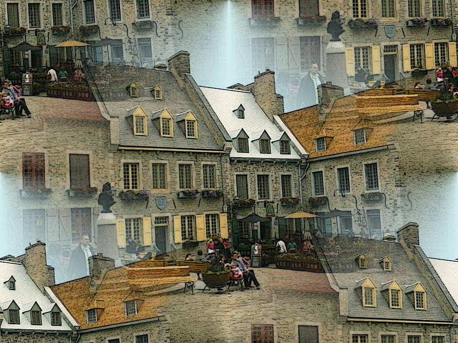 Romantic Quebec City Collage by Peter Potter Romantic Quebec City Collage by Peter Potter