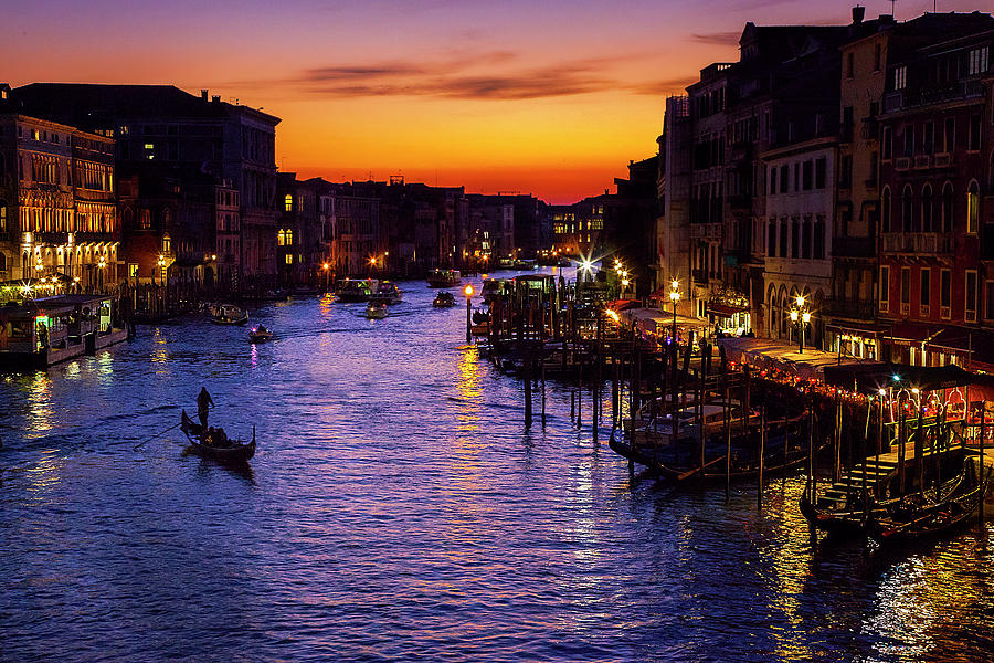 Romantic Venice Photograph by Andrew Soundarajan